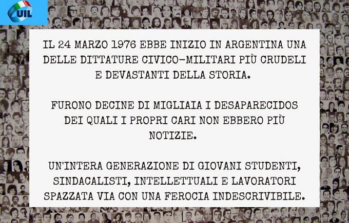 DESAPARECIDOS - CAPITOLO ATROCE DELLA STORIA ARGENTINA